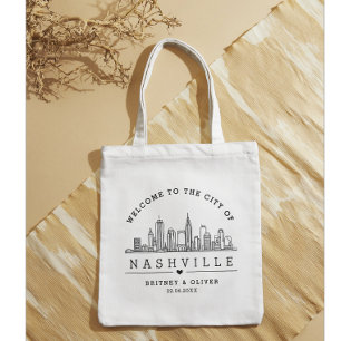 Sac à Tote de l'horizon de Nashville – Cadeau de m