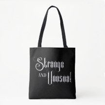Sac À Tote De Texte Gothique Étrange Et Inhabituel