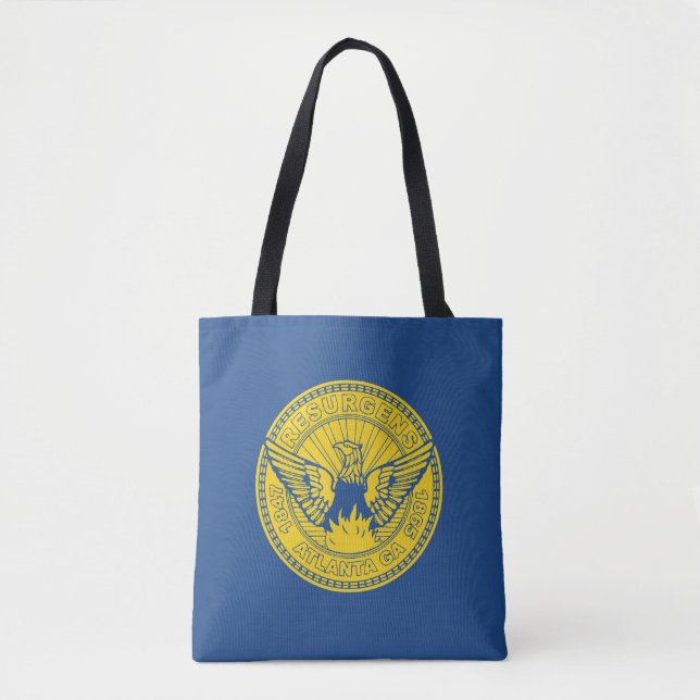 Sac à Tote Drapeau d'Atlanta, Géorgie (Devant)