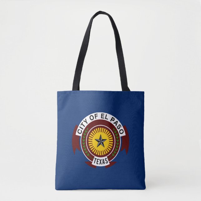 Sac à Tote Drapeau de la ville d'El Paso, Texas (Devant)