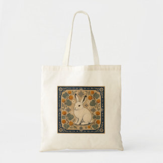 Sac à Tote en Toile d'Art Populaire Lièvre Arctiqu