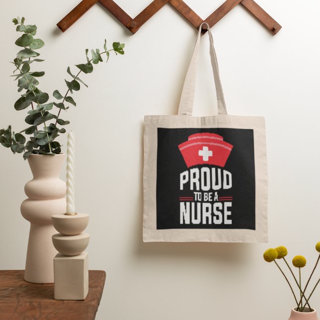 Sac à Tote Fière d'être infirmière (Créateur téléchargé)