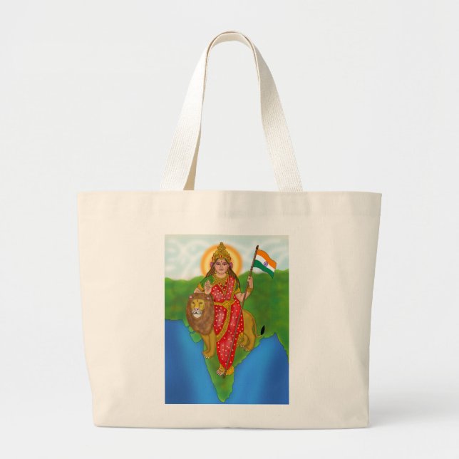 Sac à Tote Goddess Bharat Mata (Devant)