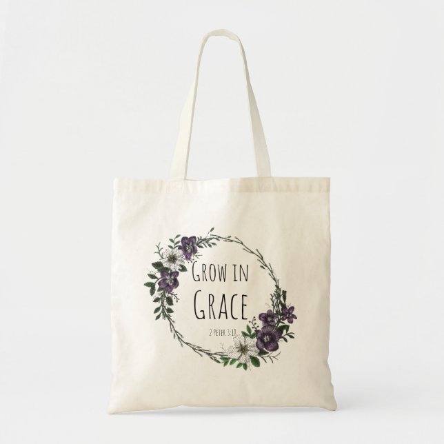 Sac à Tote Grow in Grace (Devant)