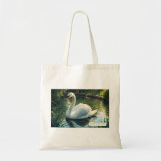 Sac à Tote Jardin Public de Boston, Mass. Cygne