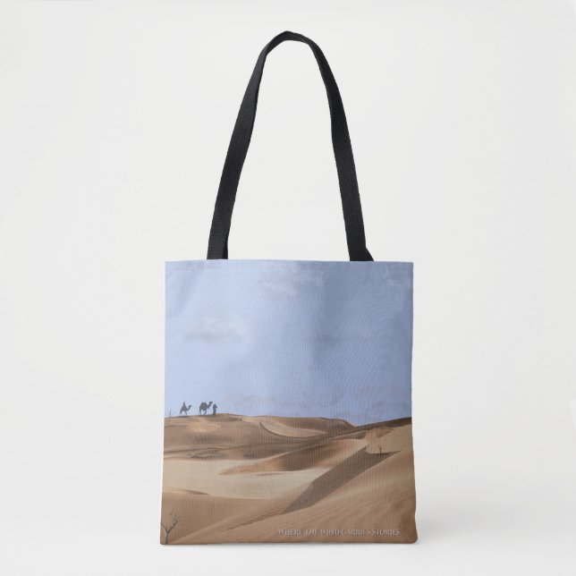 Sac à tote Où le vent transporte des histoires (Devant)