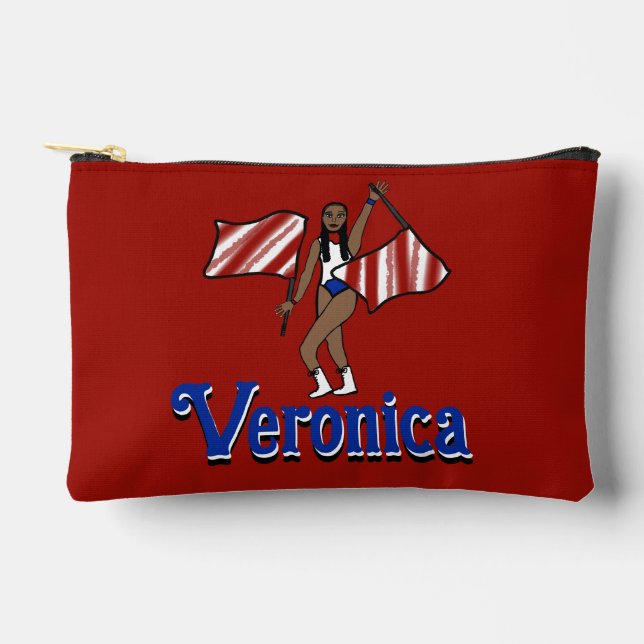 Sac Accessoire de Garde de Drapeau Rouge/Bleu (Recto)