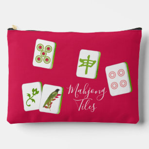 Sac Accessoire de Tuiles de Mahjong et de Cocktail