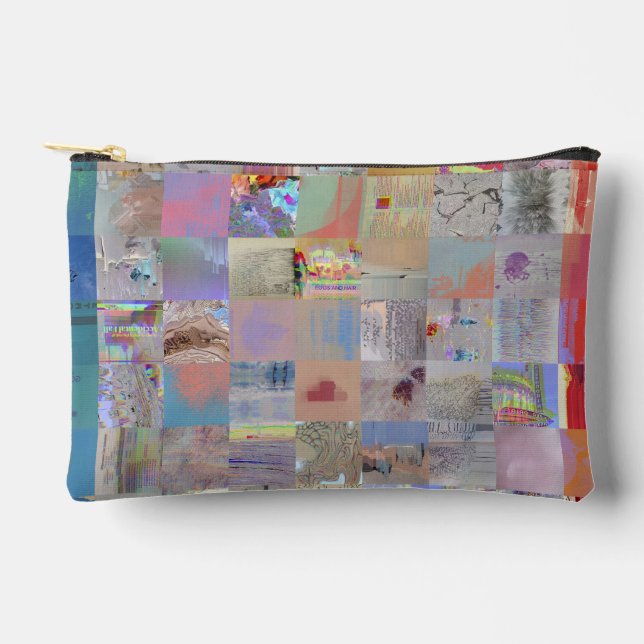 Sac Accessoire Géométrique en Patchwork Traditionn (Recto)