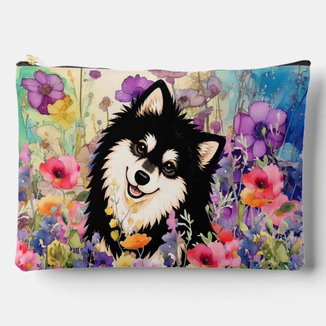 Sac Accessoire Grand Format Lapphund B&T - Jardin  (Recto)