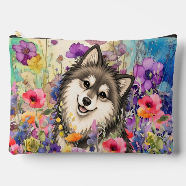 Sac Accessoire Grande Taille - Lapphund Sable JARD (Recto)