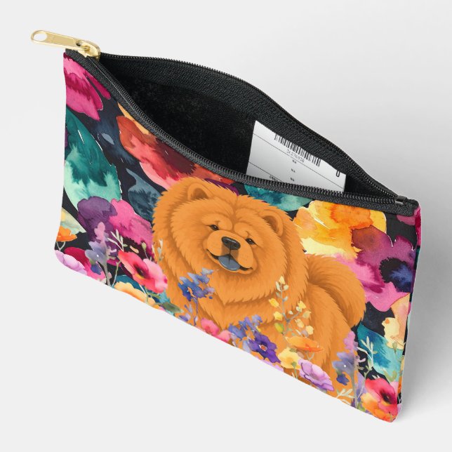 Sac Accessoire Petit - Red Chow JARDIN ZEN (Ouvrir)