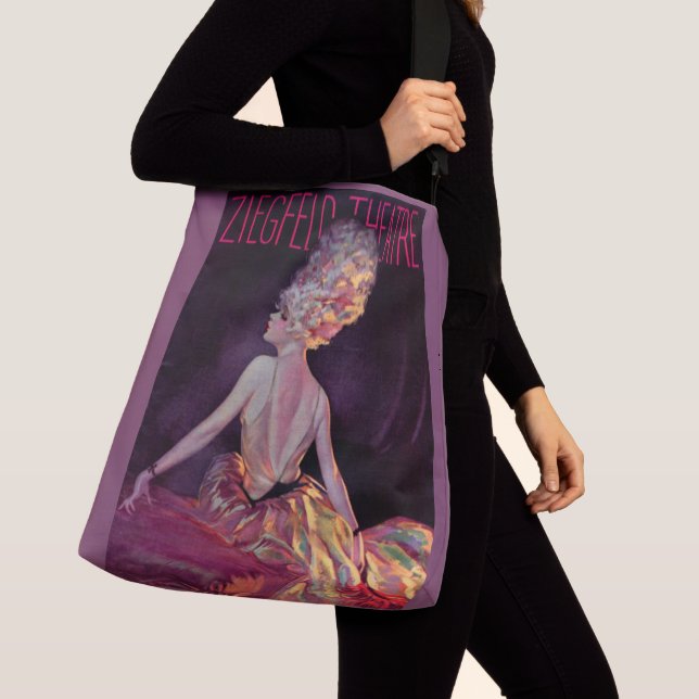 Sac Ajustable 1927 Ziegfeld Théâtre couverture art imprimé (De près)