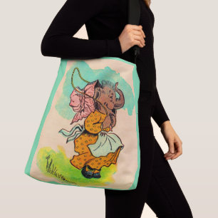 Sac Ajustable 1930, éléphant habillé jouant à la corde de saut