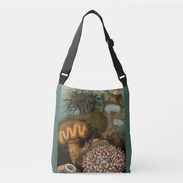 Sac Ajustable 19e century print sea anemones (Devant)
