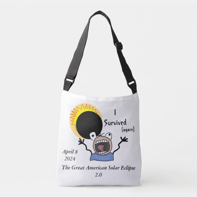 Sac Ajustable 2024 Solar Eclipse Survival (Devant)