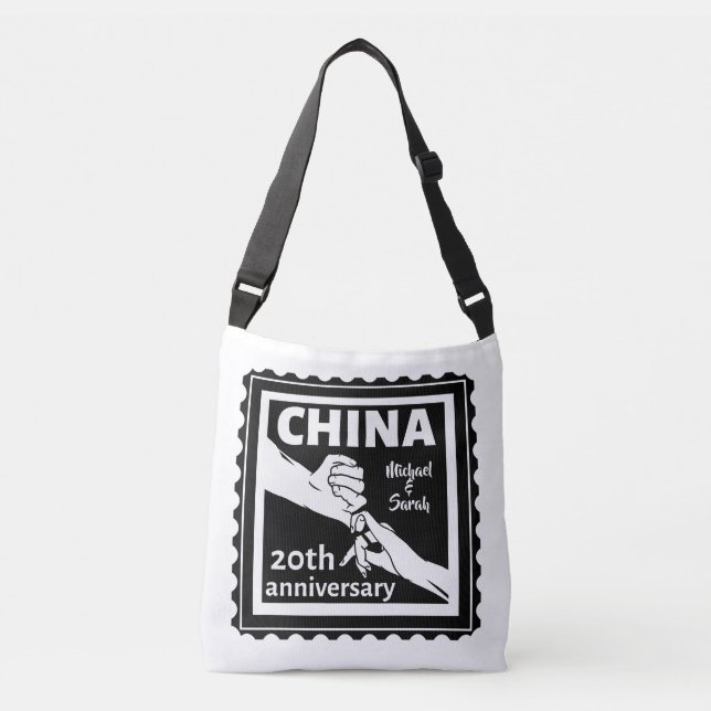 Sac Ajustable 20e anniversaire de mariage traditionnel chinois (Devant)