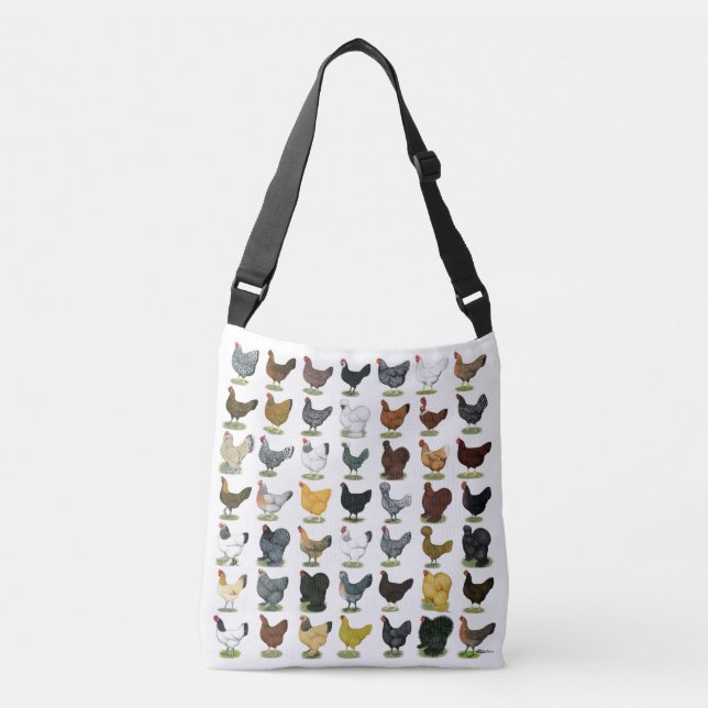 Sac Ajustable 49 poules de poulet (Devant)