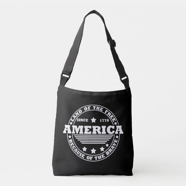 Sac Ajustable 4 juillet heureux (Devant)