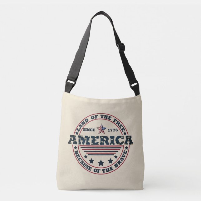 Sac Ajustable 4 juillet heureux (Devant)