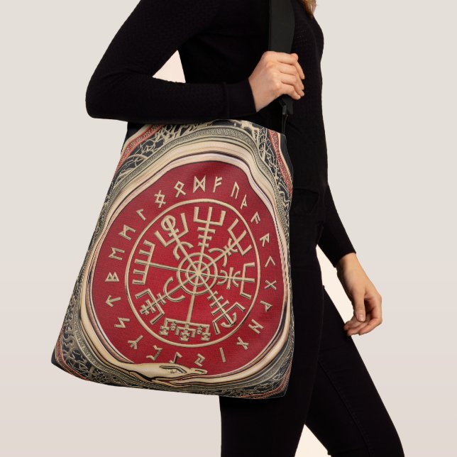 Sac Ajustable [600] Vegvisir - Viking Gold Magic Runic Compass (De près)