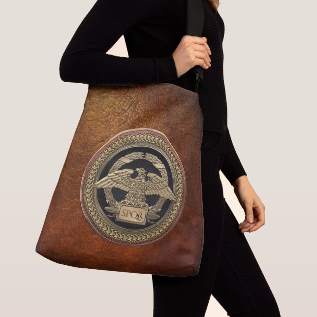 Sac Ajustable [700] Aigle impérial d'or romain sur médaillon d'o (De près)