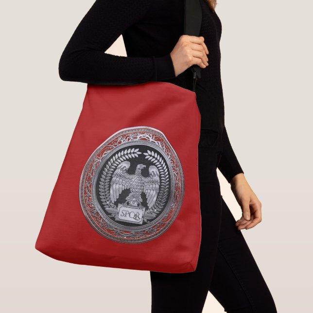 Sac Ajustable [700] Aigle impérial romain argenté (De près)
