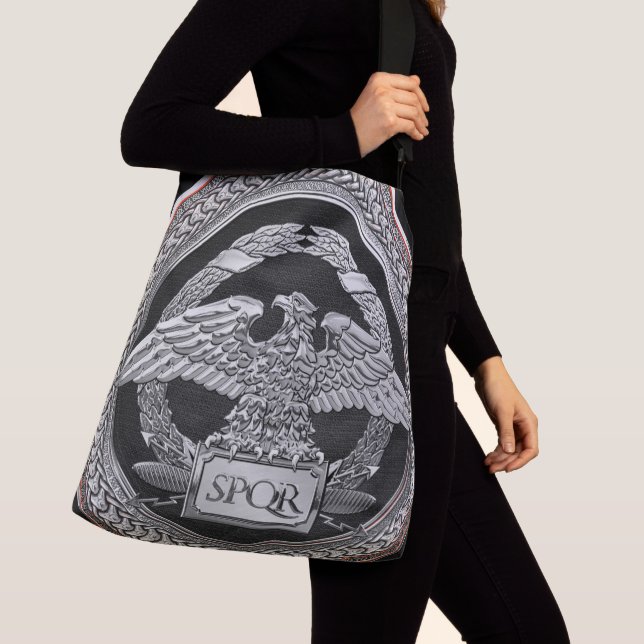 Sac Ajustable [700] Aigle impérial romain d'argent sur Médaillon (De près)