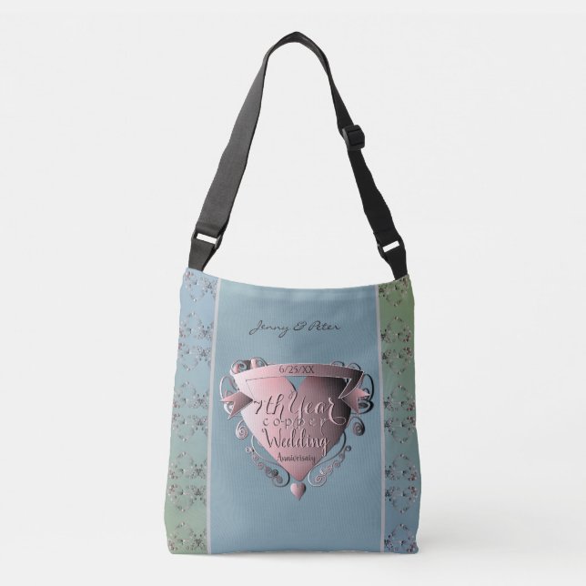 Sac Ajustable 7e anniversaire Mariage de cuivre (Devant)