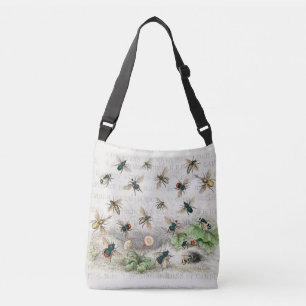 Sac Ajustable Abeille Reine Entomologie Botanique Vintage