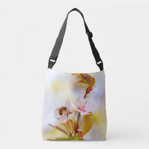 Sac Ajustable Abeille Sur Une Fleur De Cerisier