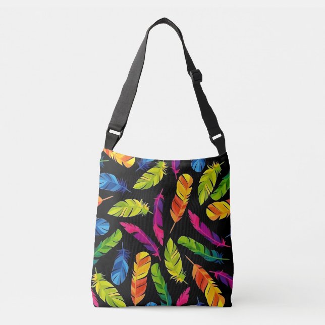 Sac Ajustable Abstract colorful feather explosion (Devant)