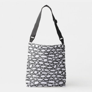 Sac Ajustable Abstrait 250923 - Noir sur blanc
