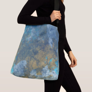 Sac Ajustable Abstrait bleu et turquoise
