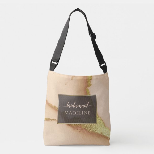 Sac Ajustable Abstrait de corail moderne 💡 Mariage d'huile d'en (Devant)