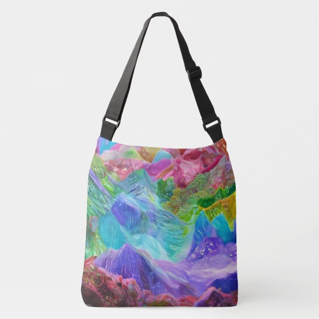 Sac Ajustable Abstrait de Crystal Mountain (Devant)