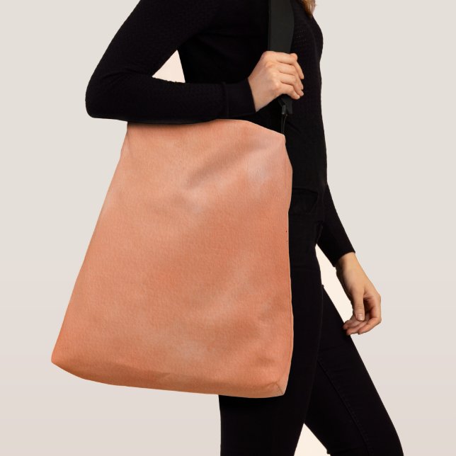 Sac Ajustable Abstrait dégradé orange en terre cuite (De près)