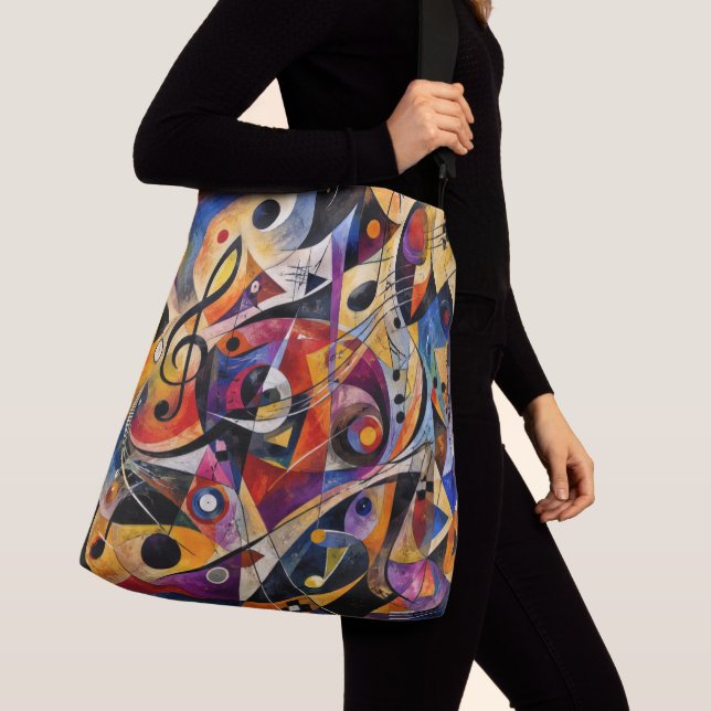 Sac Ajustable Abstrait Musical Style Kandinsky  (De près)