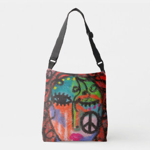 Sac Ajustable Abstrait Original Art de la Paix