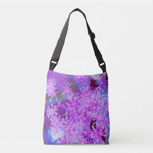 Sac Ajustable Abstrait Rétro Nature Cool en Rose Chaud et Violet