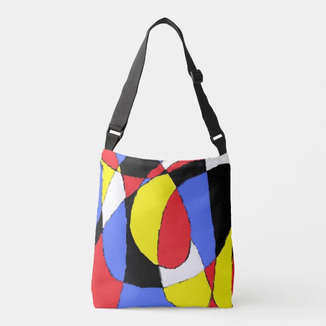 Sac Ajustable Abstrait rouge (Devant)