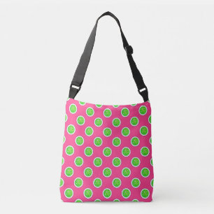 Sac Ajustable Accessoire de terrain de Pickleball rose et vert