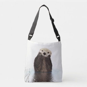 Sac Ajustable Adorable Otter souriant dans le lac