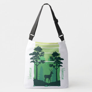 Sac Ajustable Adorables Cerf Dans Forêt Verte Custom