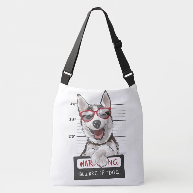 Sac Ajustable Adorables Joli Husky Dog Winking (Devant)