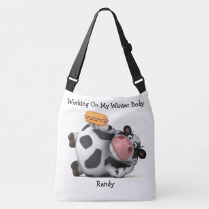 Sac Ajustable Adorables Vache Chubby 3D Avec Hotdog