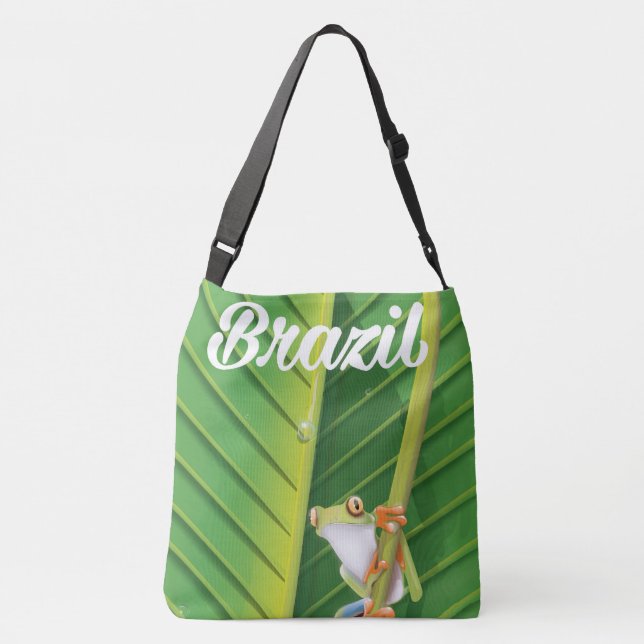 Sac Ajustable Affiche de voyage de la grenouille des arbres trop (Dos)