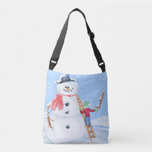 Sac Ajustable Aide Du Père Noël Pour Construire Un Snowman Silen