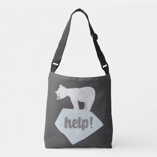Sac Ajustable Aidez l'ours polaire (Devant)