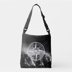 Sac Ajustable Aigle de compas monographie montagnes dramatiques